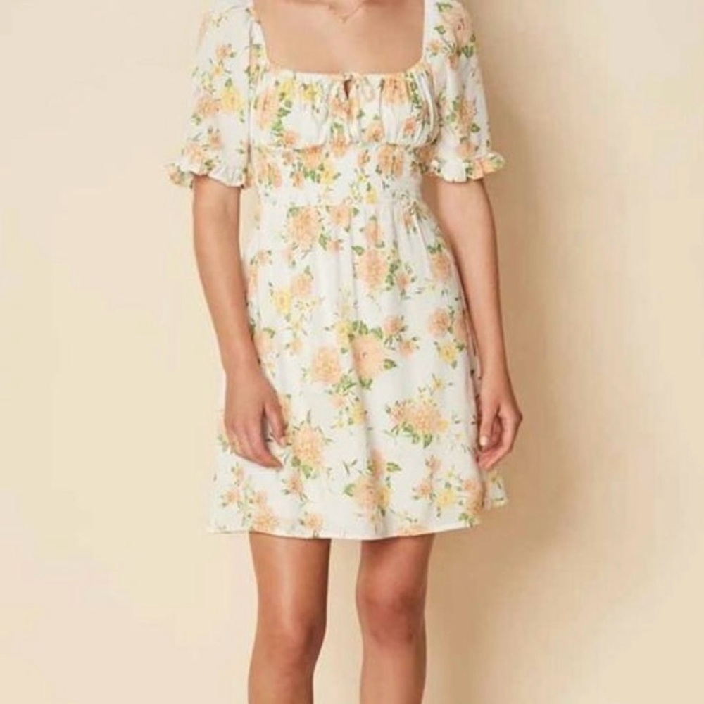 Faithfull the Brand Lecco Floral Mini Dress